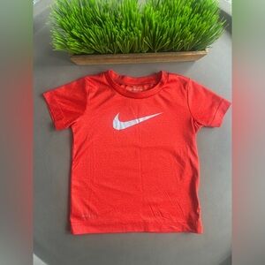 Nike Kids Dry Fit Bright Red Short Sleeve Tee Size 3T